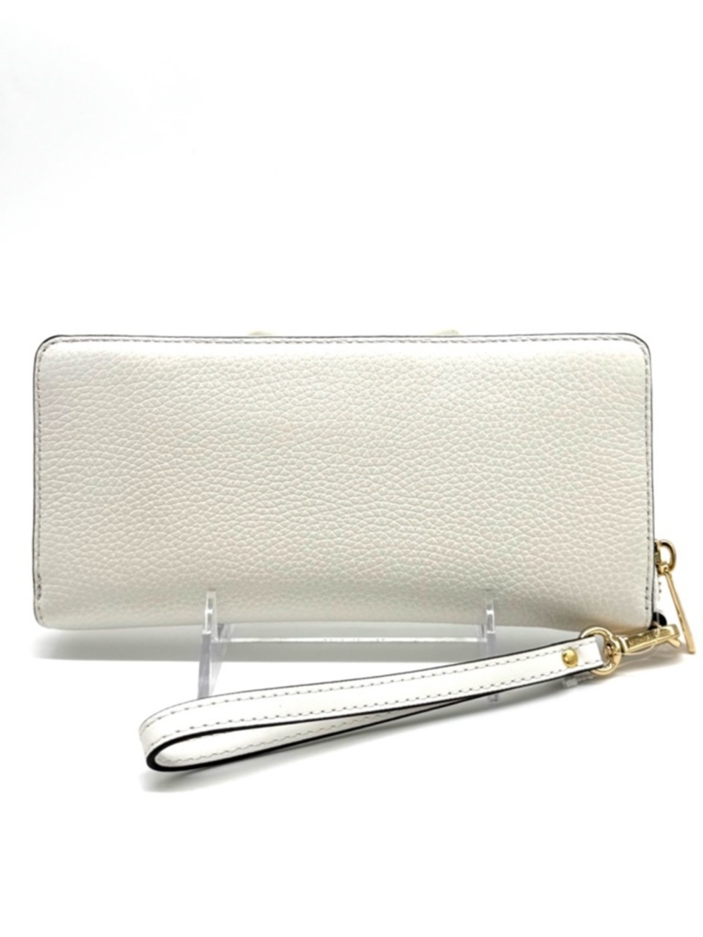 Michael Kors Large Continental Wallet Optic White - Picture 3 of 6